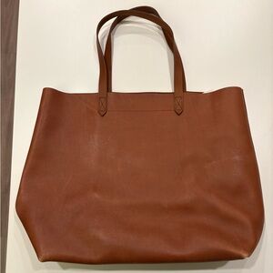 Madewell Large Transport Leather Tote